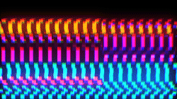 Neon Glitch Shapes - Vertical Bars